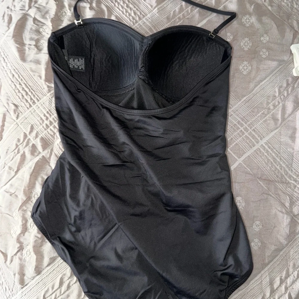Apt. 9 Black One-Piece Swimsuit - Picture 3 of 5